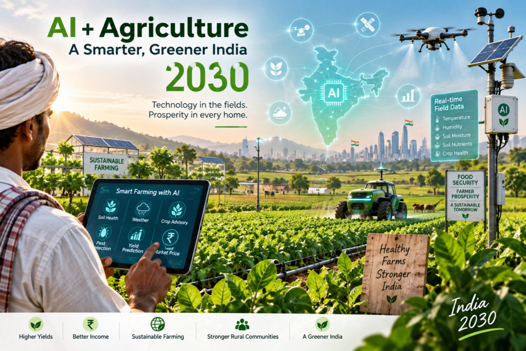 AI (artifical Intaligance ) : Agriculture combination in india 2030
